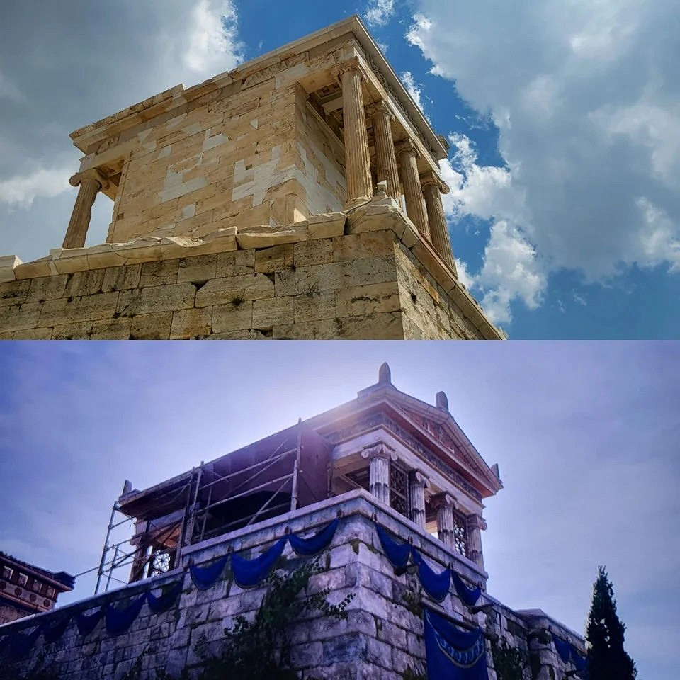 《刺客教條:奧德賽》遊戲與現實對比圖 旅遊模擬器! 《刺客教條:奧德賽》遊戲與現實對比圖 旅遊模擬器!