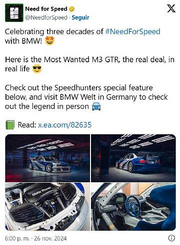 EA宣布《極速快感:桀驁不馴》將與寶馬聯名推出最新章 EA宣布《極速快感:桀驁不馴》將與寶馬聯名推出最新章