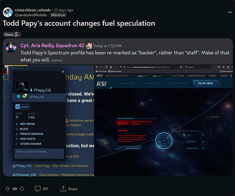 《星際公民》開發商CIG辦公室搬遷 導致“大規模”裁員