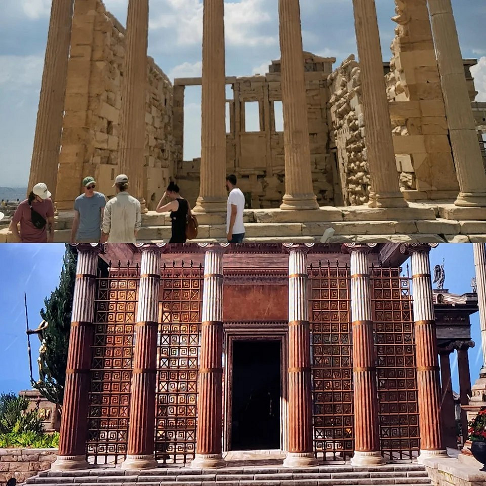 《刺客教條:奧德賽》遊戲與現實對比圖 旅遊模擬器! 《刺客教條:奧德賽》遊戲與現實對比圖 旅遊模擬器!