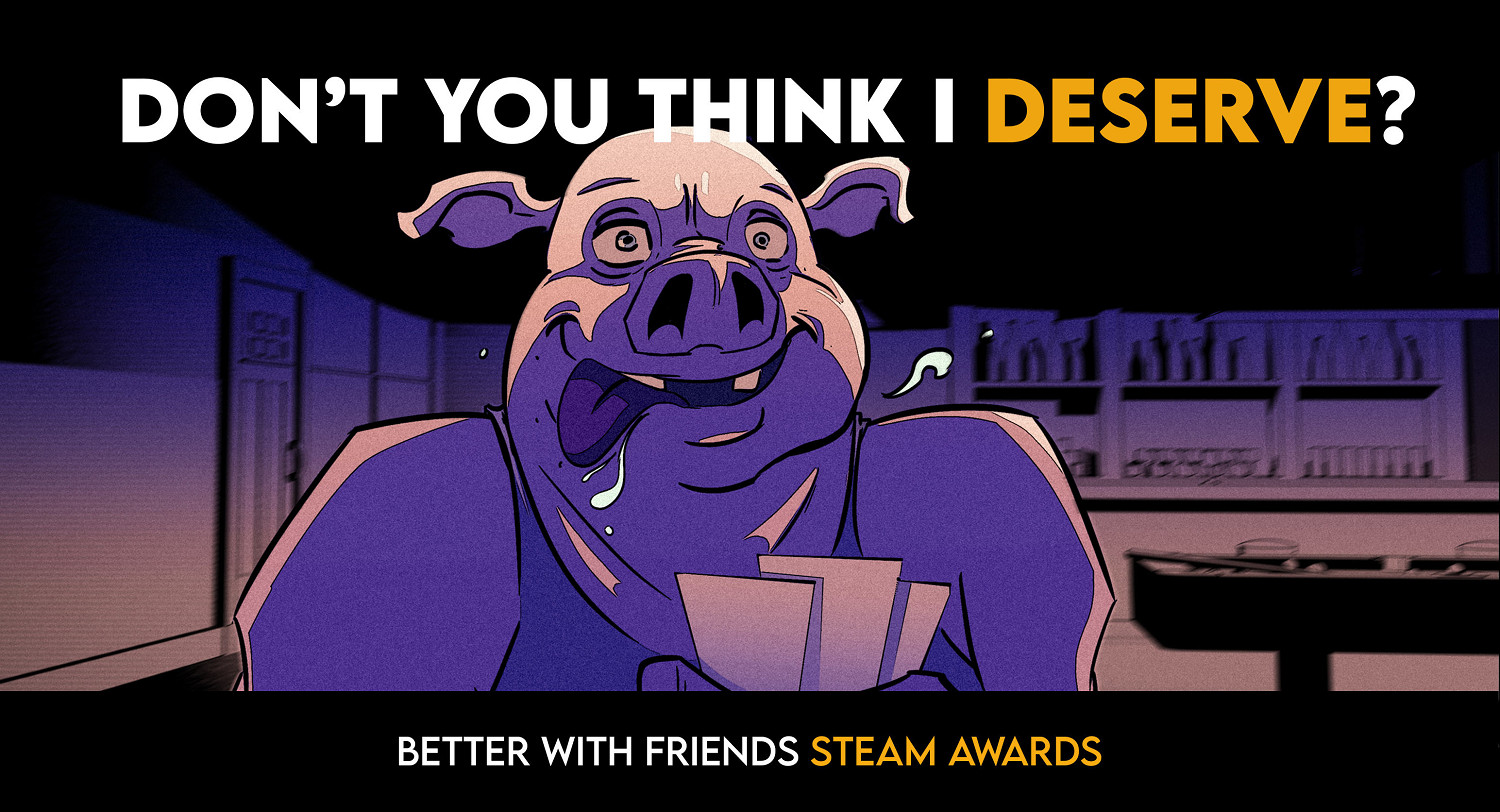 《騙子酒吧》角逐Steam遊戲提名:你不覺得我值得嗎? 《騙子酒吧》角逐Steam遊戲提名:你不覺得我值得嗎?