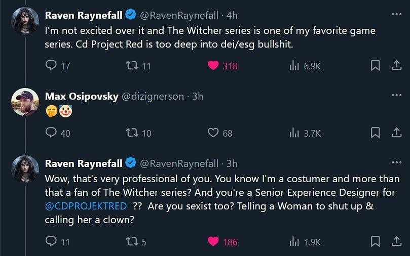 《巫師4》前期製作已完成 設計師公開嘲諷玩家為小醜