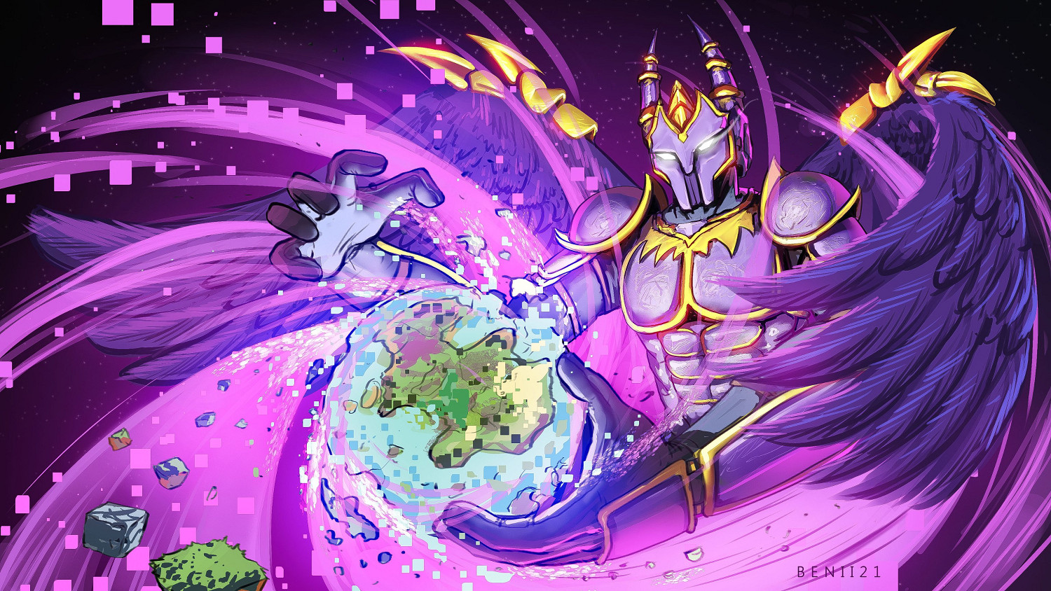 《泰拉瑞亞》社區人均藝術家：藝術圖、漫畫圖大賞！