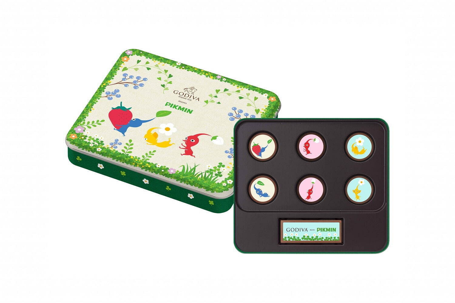 Godiva連動《動物森友會》《皮克敏》推情人節巧克力