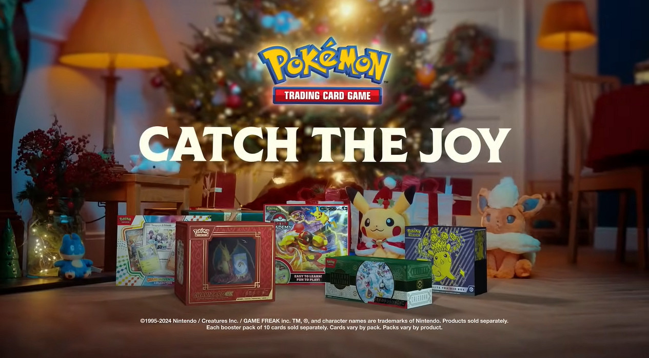 其樂融融！《寶可夢PTCG》新聖誕主題30秒宣傳片公布