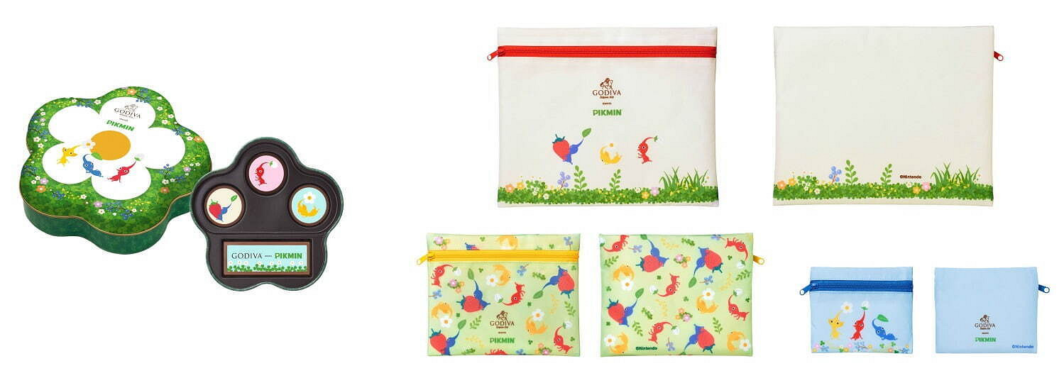 Godiva連動《動物森友會》《皮克敏》推情人節巧克力