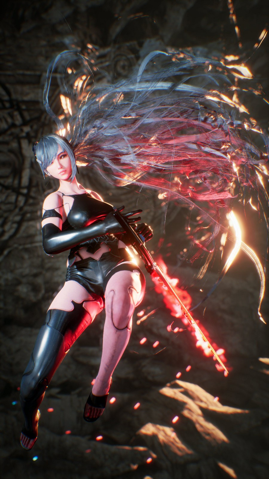 《劍星》絕美攝影美圖欣賞：黑色長裙難掩性感身姿！