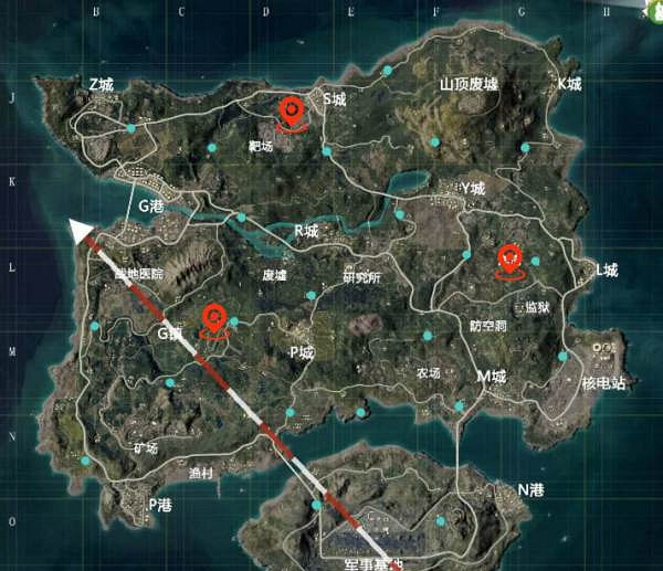 和平精英火力對決鐵門位置介紹 和平精英火力對決鐵門位置介紹