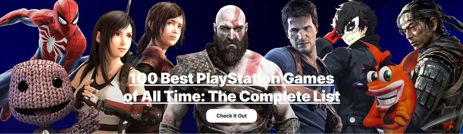 IGN評選史上百大最佳PS遊戲:《潛龍諜影》奪得榜首 IGN評選史上百大最佳PS遊戲:《潛龍諜影》奪得榜首