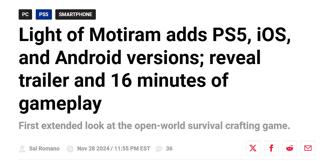 沒有xbox?《荒野起源》將來有可能登陸PS5、iOS和安卓平台 沒有xbox?《荒野起源》將來有可能登陸PS5、iOS和安卓平台