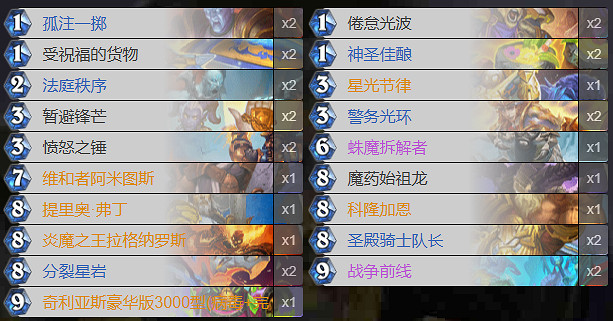 爐石戰記凱爾薩斯之怒卡組推薦 爐石戰記凱爾薩斯之怒卡組推薦