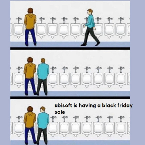 育碧為了宣傳黑五打折過度玩梗 遭玩家嘲笑最終刪帖