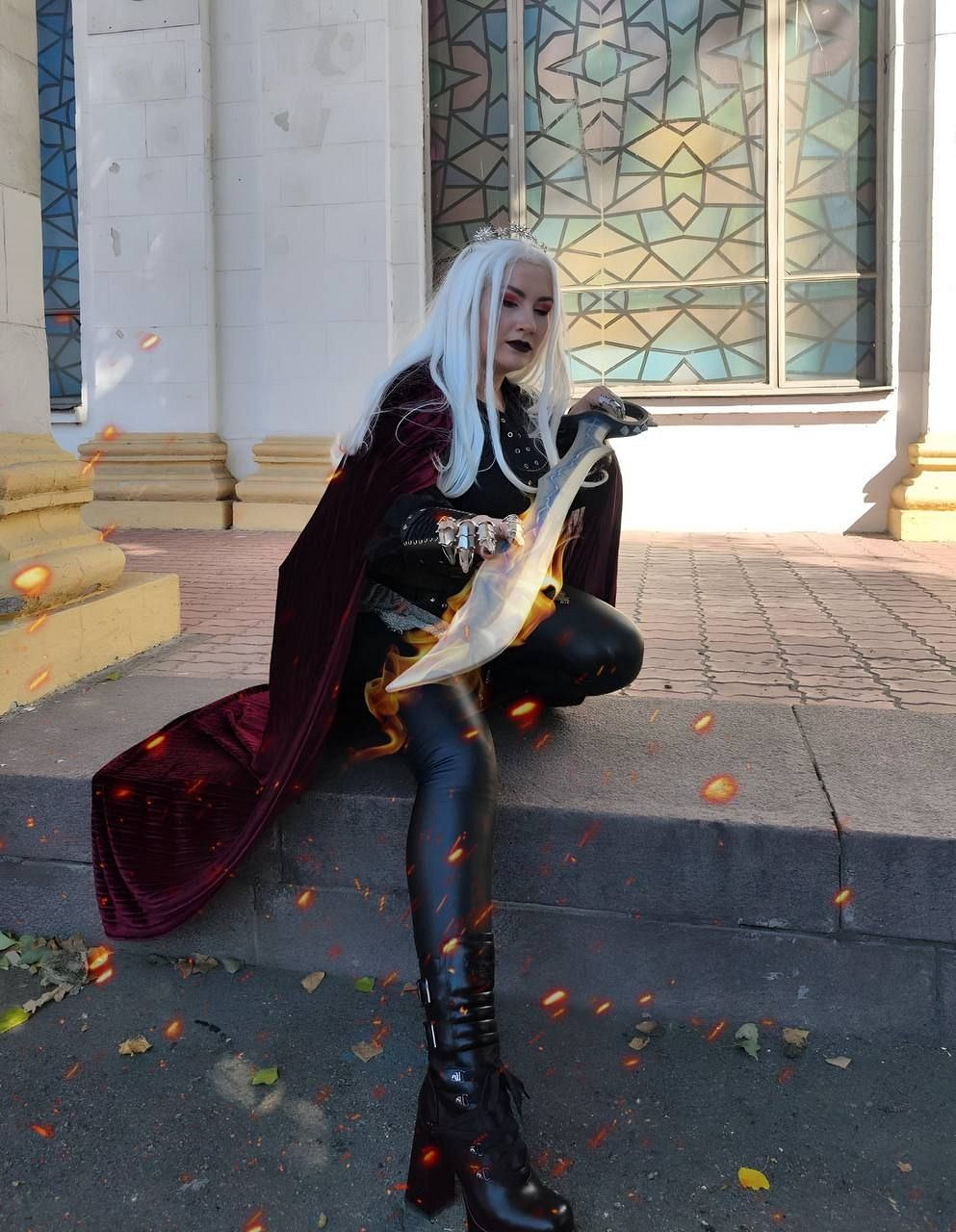 俄羅斯小姐姐COS《生化8》母神米蘭達 妝造超還原! 俄羅斯小姐姐COS《生化8》母神米蘭達 妝造超還原!