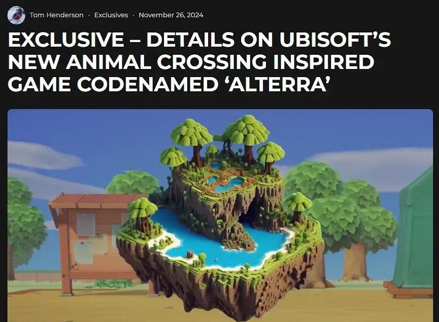 《動森》地位難保？傳聞育碧正在製作一款同類型遊戲