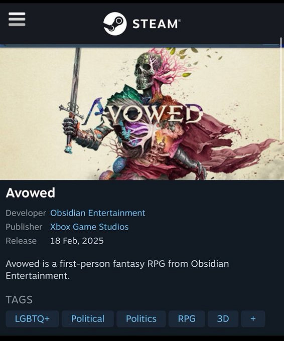 《宣誓》還未發售已被lgbt殺死?馬斯克都開罵遊戲政確!