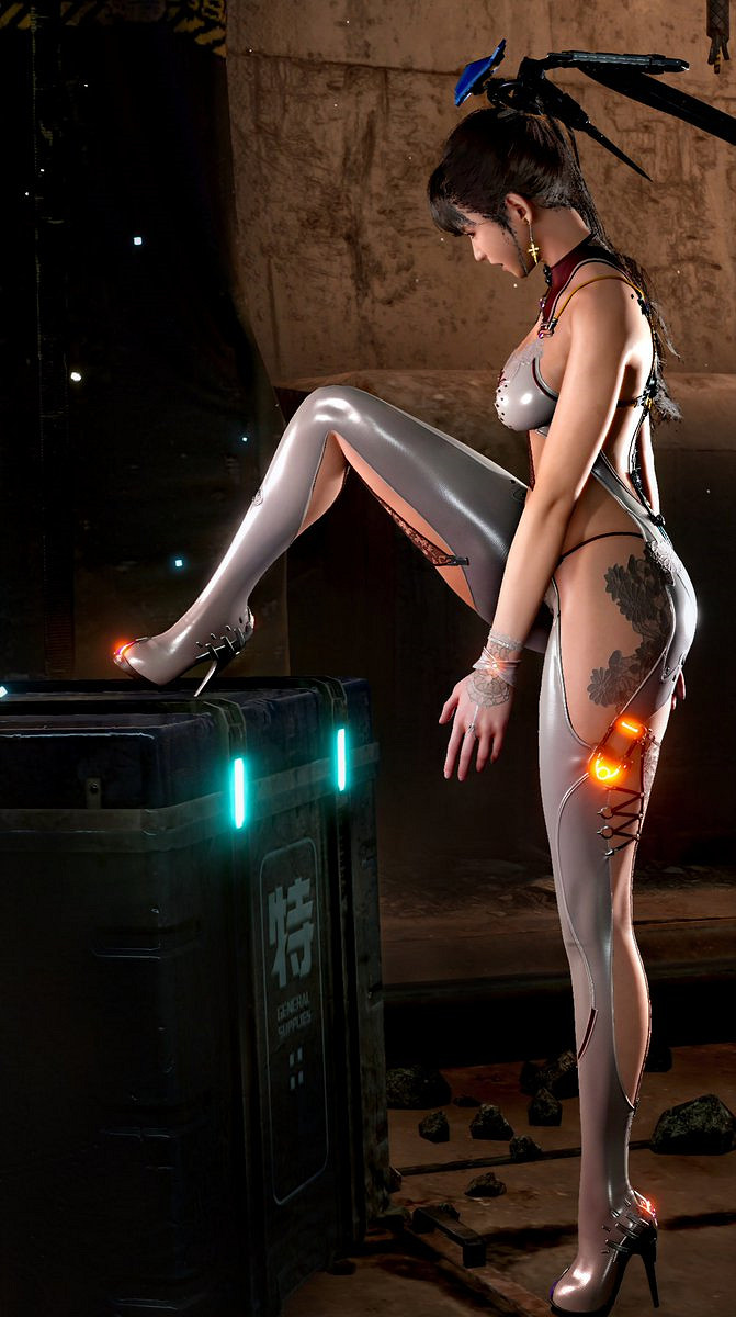 《劍星》美照大賞：伊芙開箱子的姿勢也太誘人了吧！