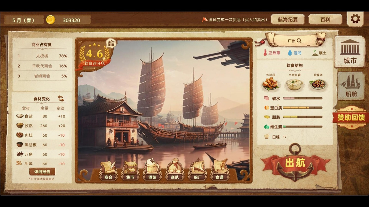 美食冒險遊戲《豐收之路：漂洋過海的美食》Steam頁面上線 明年發售