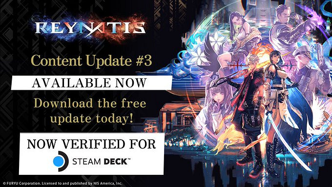 Furyu動作RPG《雷納提斯》現已通過Steam Deck驗證! Furyu動作RPG《雷納提斯》現已通過Steam Deck驗證!