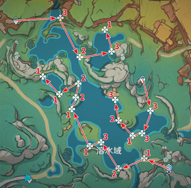 《原神》浪沫羽鰓分布點位 《原神》浪沫羽鰓分布點位