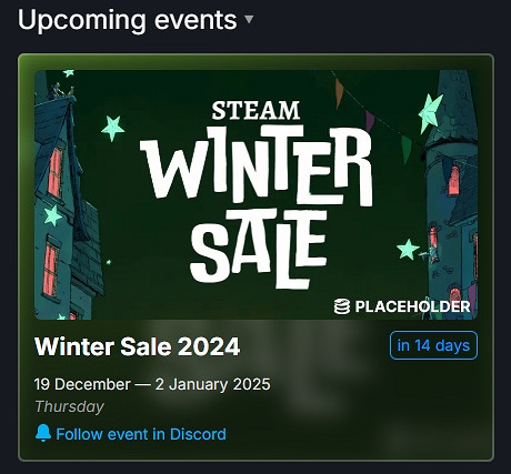 Steam秋季特賣剛結束 冬季特賣又要到了!還會背刺嗎? Steam秋季特賣剛結束 冬季特賣又要到了!還會背刺嗎?