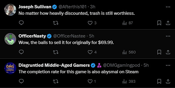 《龍騰4》已跌出Steam遊戲榜前100！亞馬遜還在降價