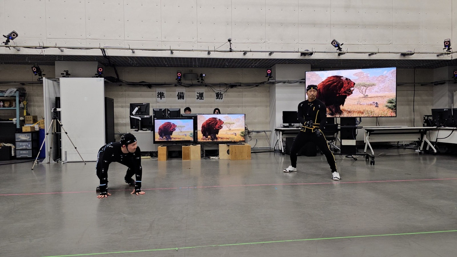 怪物動作也是動捕《魔物獵人:荒野》動作捕捉現場秘辛 怪物動作也是動捕《魔物獵人:荒野》動作捕捉現場秘辛