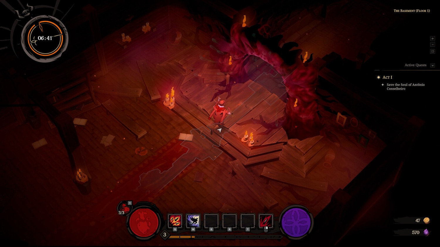 肉鴿遊戲《Hell Clock》Steam頁面 明年發售