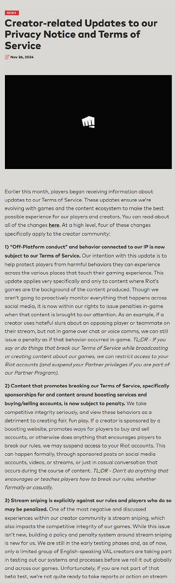 拳頭更新使用者條款擴大仇恨言論處罰範圍加大懲罰力度 拳頭更新使用者條款擴大仇恨言論處罰範圍加大懲罰力度