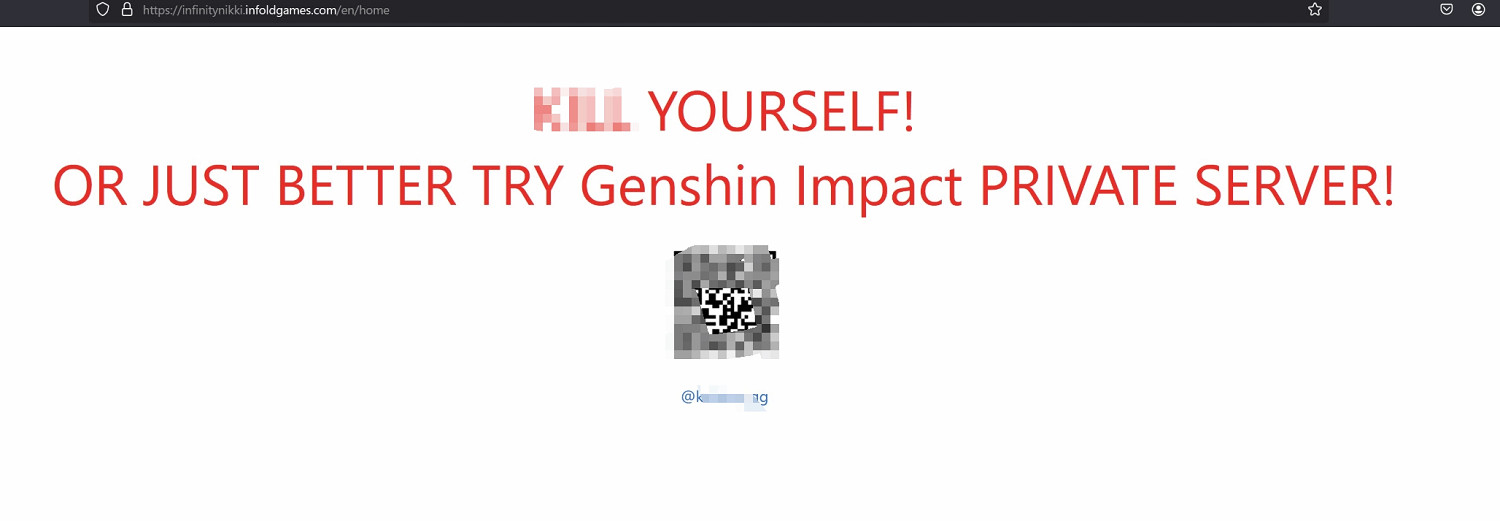 米哈遊幹的?無限暖暖官網被黑 駭客寫下原神後瀟灑離去 米哈遊幹的?無限暖暖官網被黑 駭客寫下原神後瀟灑離去