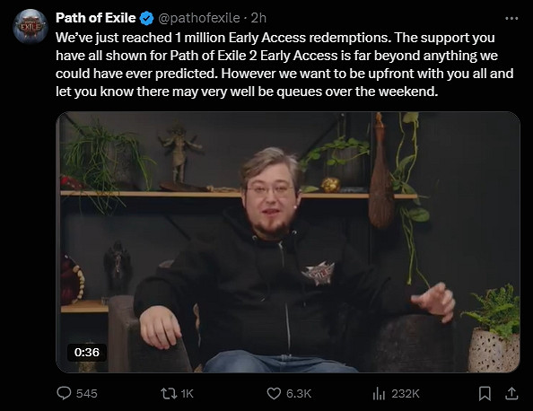 《流亡黯道2》修好了！明日開放搶先體驗或需排隊！