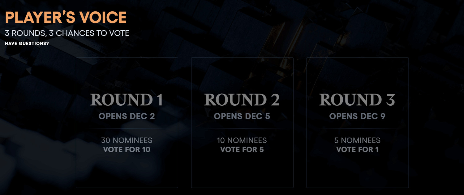 TGA玩家之聲第二輪:《黑神話》在內的四款國遊晉級! TGA玩家之聲第二輪:《黑神話》在內的四款國遊晉級!