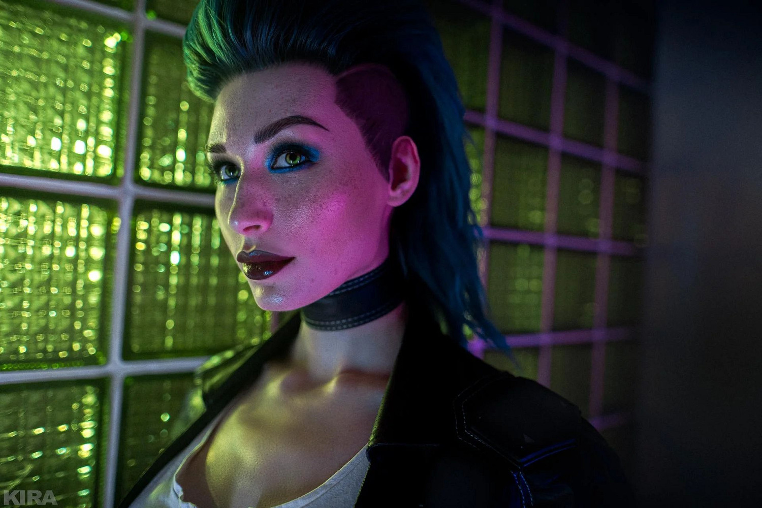 國外美女COS《電馭叛客2077》羅格 帥的令人眼前一亮