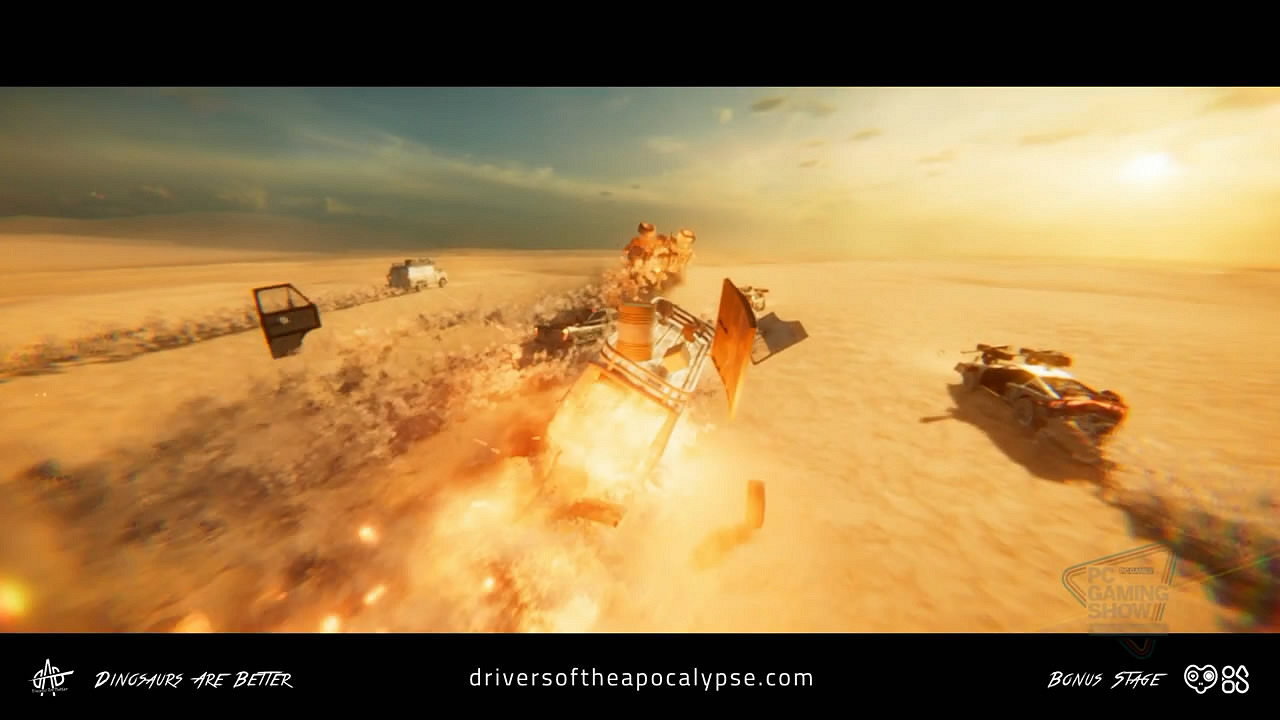 高速駕駛戰鬥動作遊戲《末世車手》全新預告片公布！