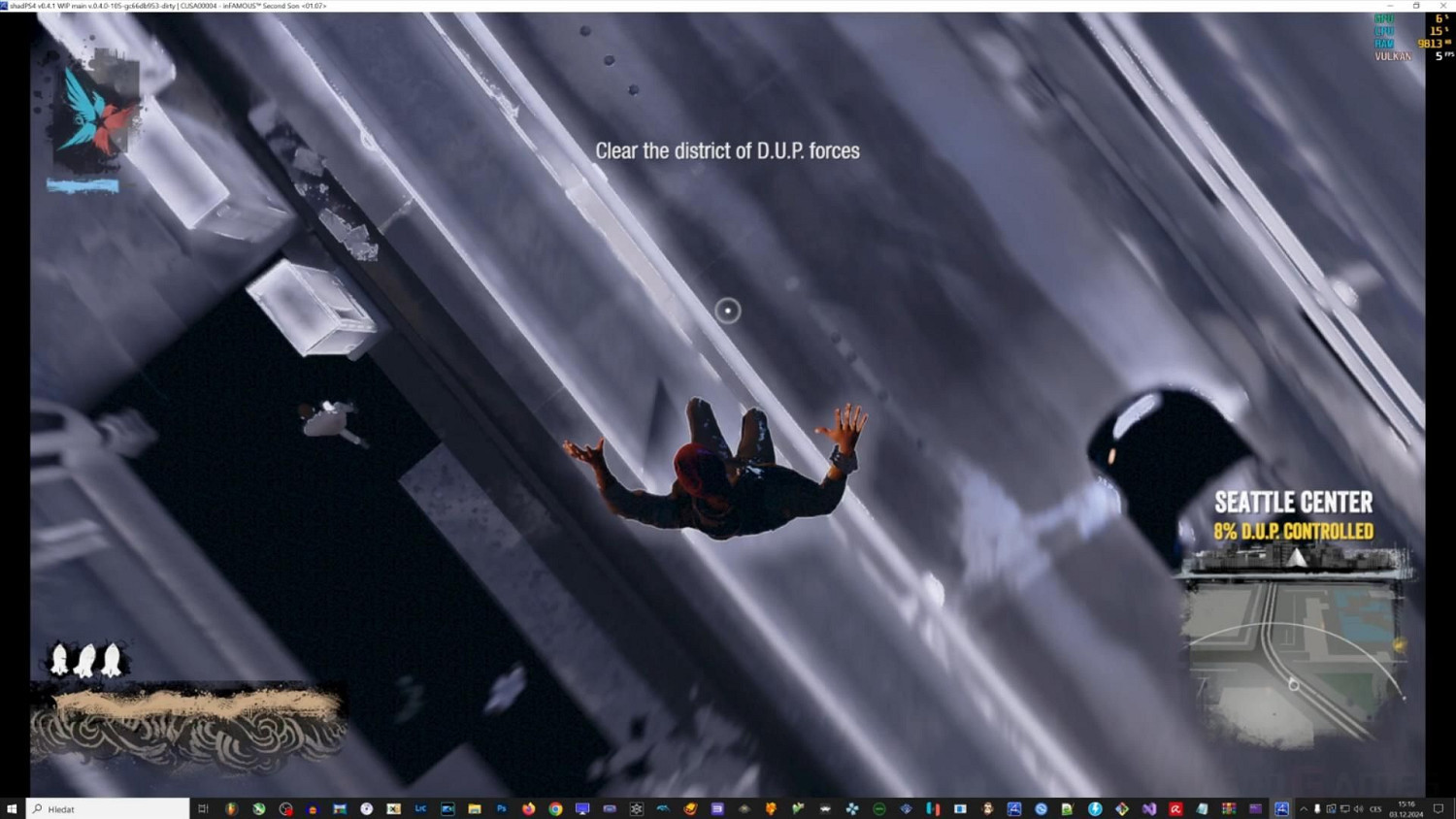 PS4模擬器成功運行《惡名昭彰：私生子》 還需改善！