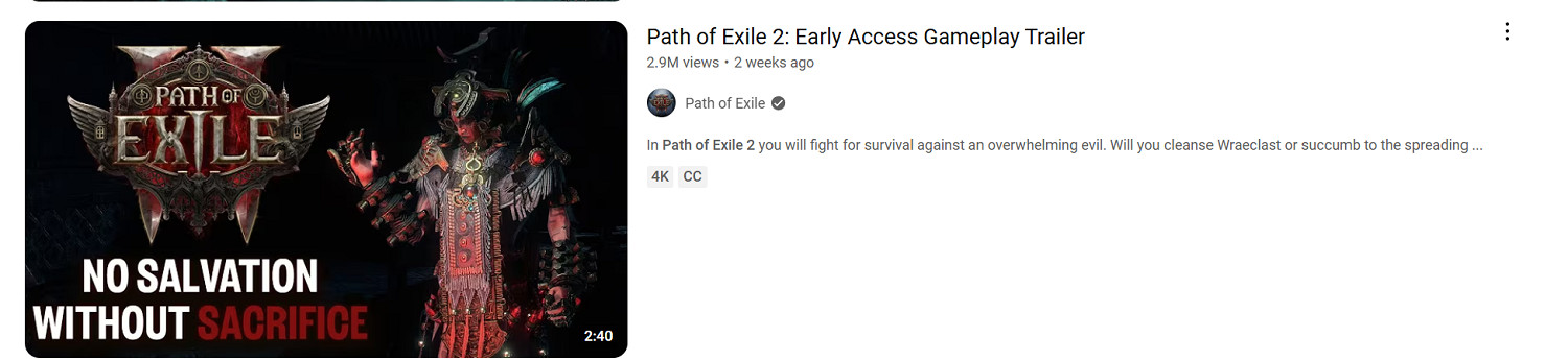 《流亡黯道2》Steam最高同時線上人數接近54萬,打破首日紀錄 《流亡黯道2》Steam最高同時線上人數接近54萬,打破首日紀錄