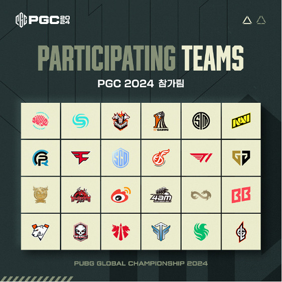 PUBG PGC2024全球總決賽火熱開賽，PCL賽區6支戰隊強勢出征！