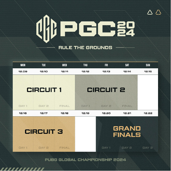 PUBG PGC2024全球總決賽火熱開賽，PCL賽區6支戰隊強勢出征！