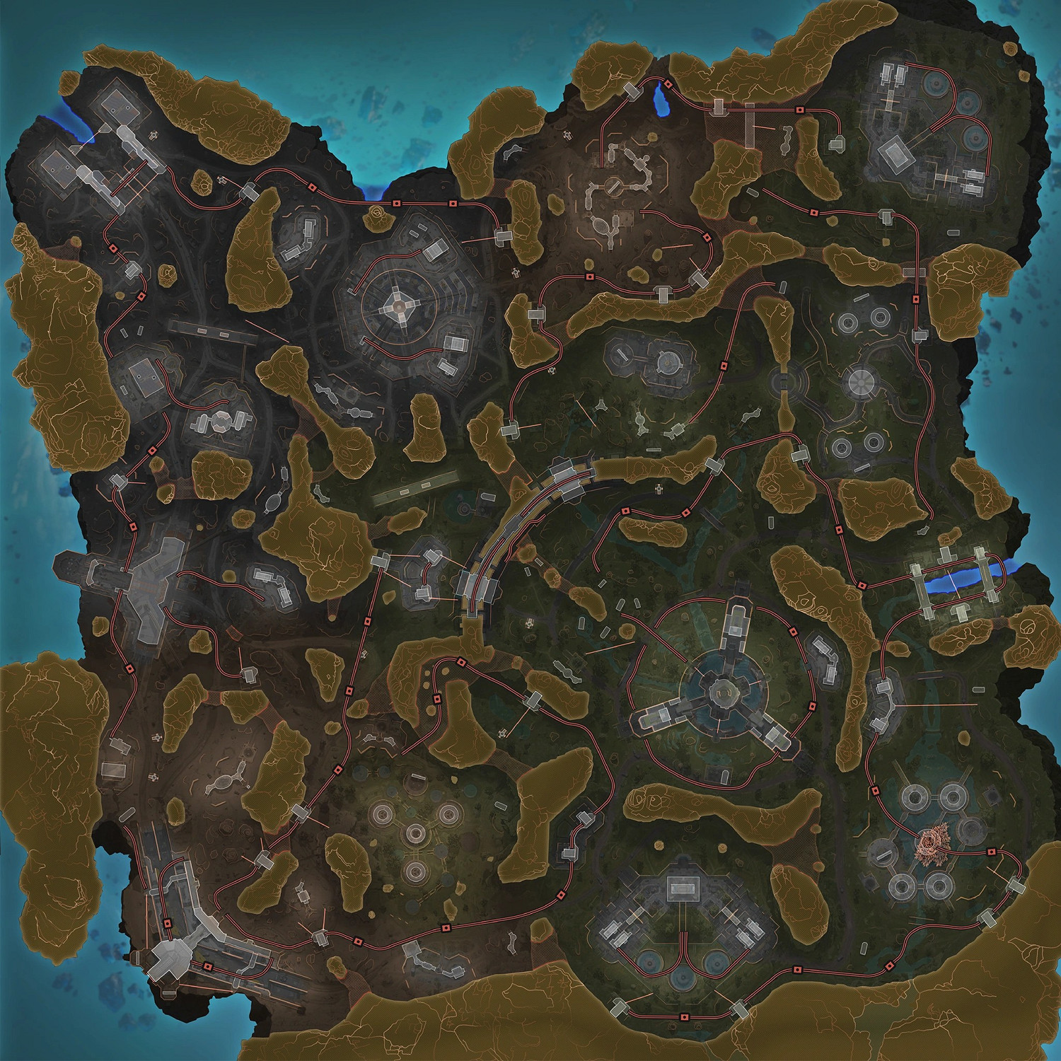 《Apex英雄》所有地圖高清大圖一覽