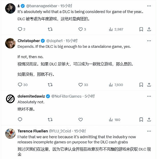 IGN發起投票：DLC是否可以能被評選為年度最佳遊戲?