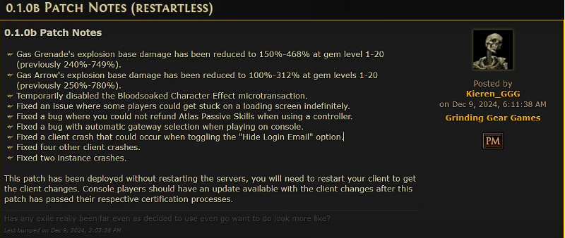 《流亡黯道2》平衡性更新 順便停售成人限制級性感外觀 《流亡黯道2》平衡性更新 順便停售成人限制級性感外觀