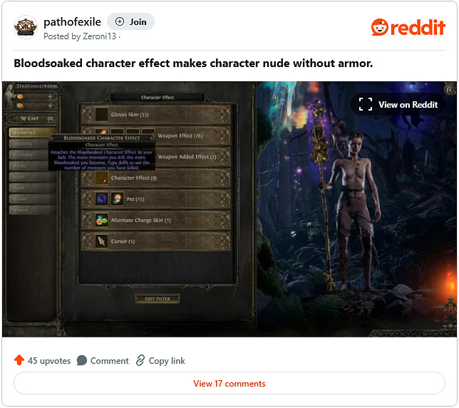 《流亡黯道2》平衡性更新 順便停售成人限制級性感外觀 《流亡黯道2》平衡性更新 順便停售成人限制級性感外觀