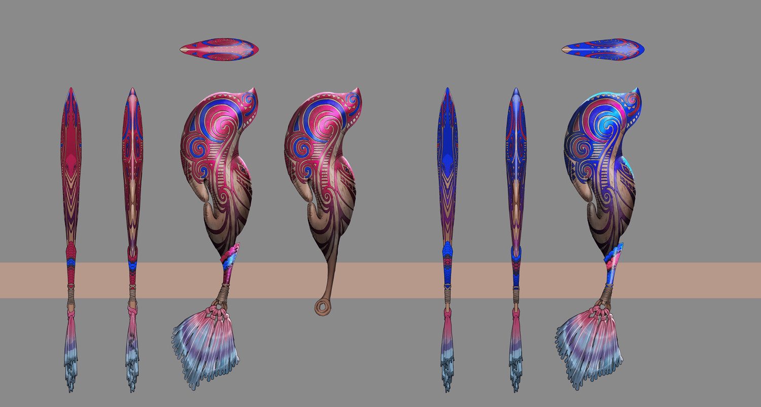 《魔物獵人：荒野》&quot;波衣龍&quot;武器原畫：風格獨特華麗!