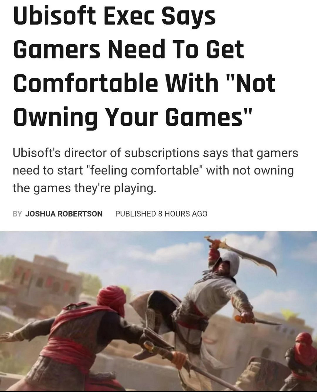 Grummz問育碧今年感覺怎麽樣？網友:就要沒有工作了