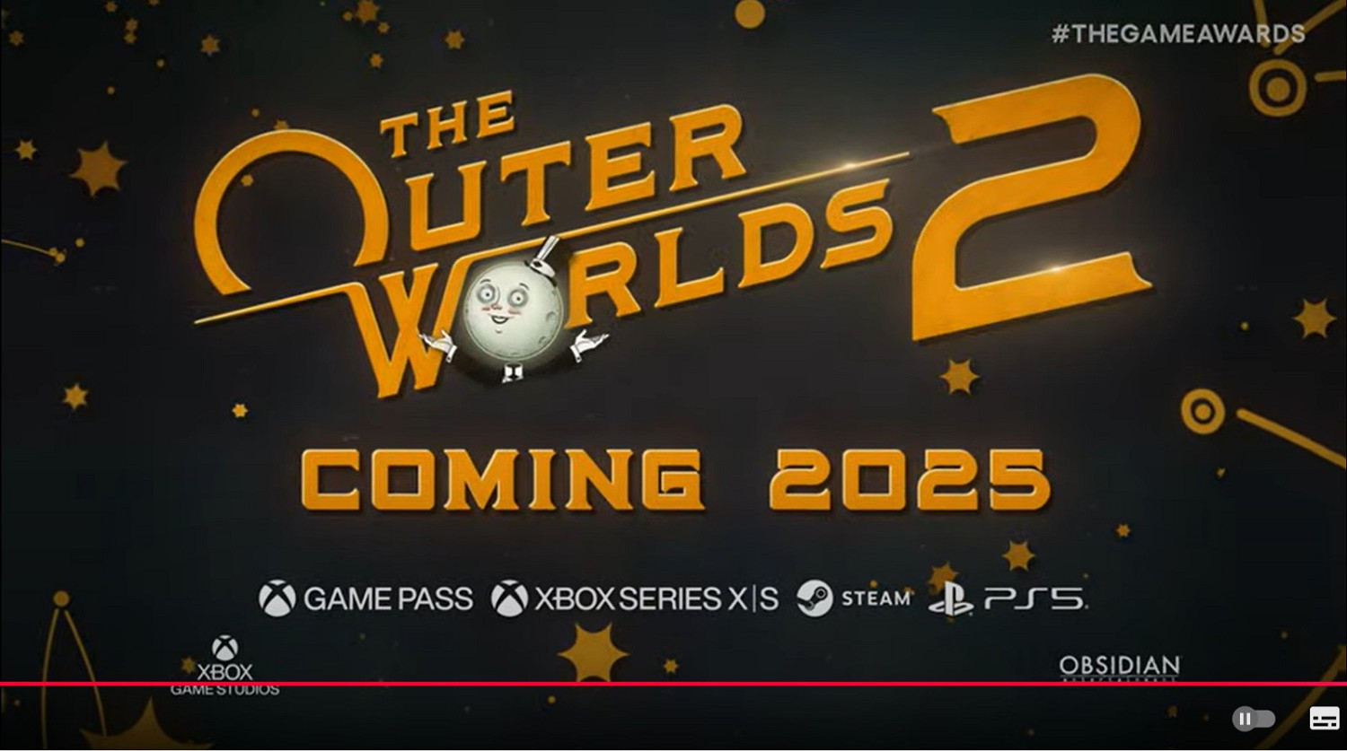 TGA 2024：《外圍世界2》新宣傳片 登陸PC、PS5和Xbox