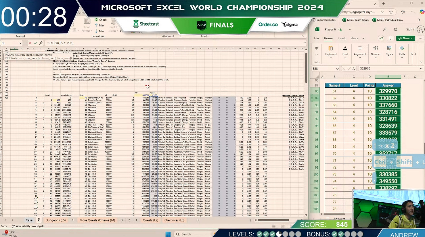 微軟一拍腦門,整出了一場抽象的Excel”電競“比賽 微軟一拍腦門,整出了一場抽象的Excel”電競“比賽