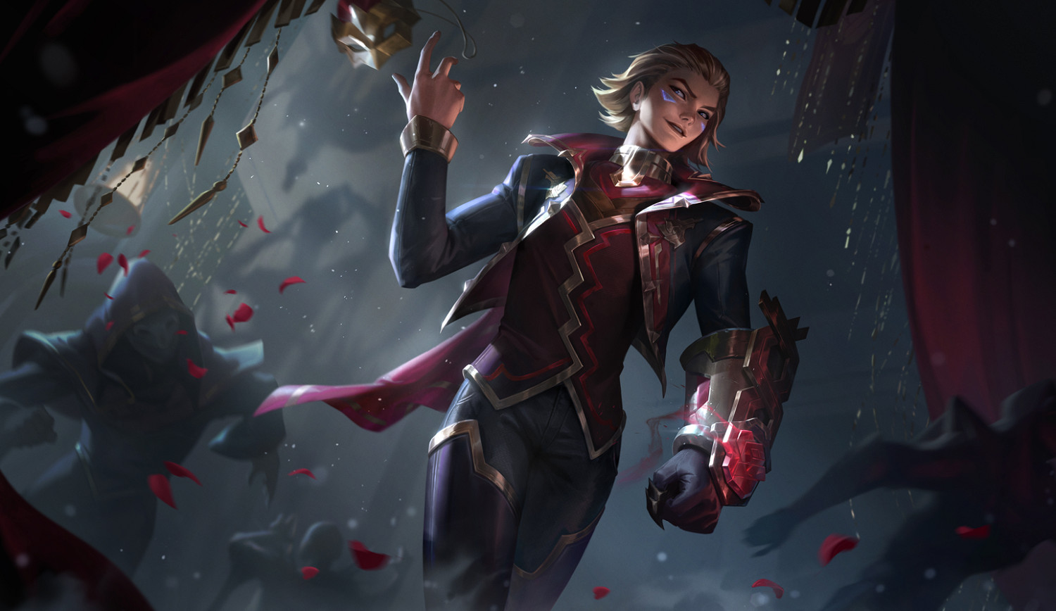 《英雄聯盟》黑色玫瑰假面系列皮膚原畫一覽 《英雄聯盟》黑色玫瑰假面系列皮膚原畫一覽