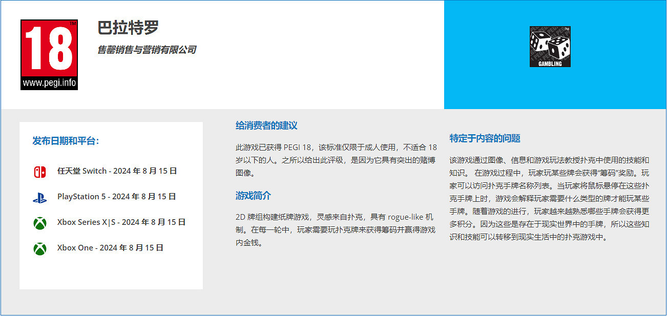 《小醜牌》開發者對分級不滿:或許該為遊戲加入小額付費