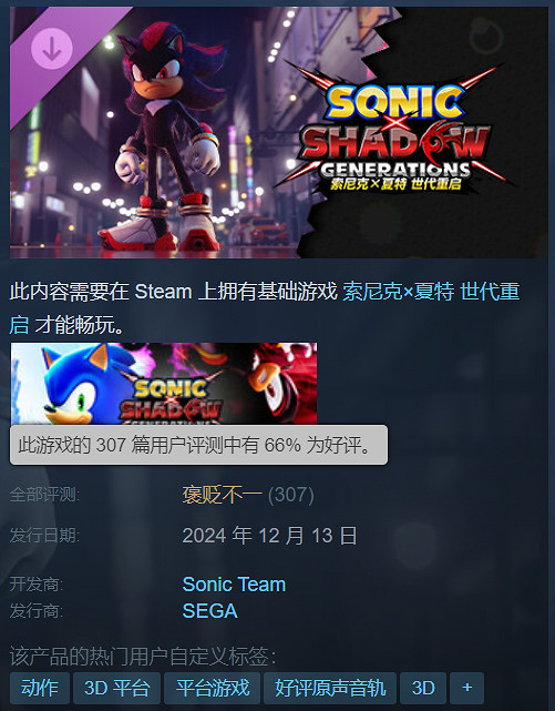 《索尼克X夏特 世代重啟》dlc“索尼克3電影”褒貶不一 《索尼克X夏特 世代重啟》dlc“索尼克3電影”褒貶不一