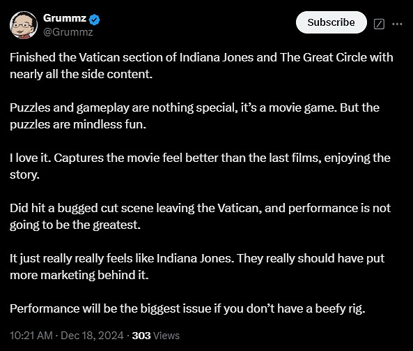 Grummz:我喜歡《奪寶奇兵:古老之圈》!盡情享受電影 Grummz:我喜歡《奪寶奇兵:古老之圈》!盡情享受電影