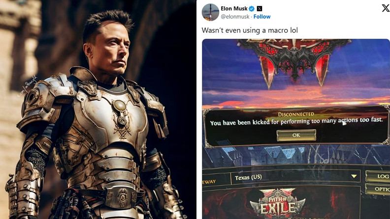 我馬斯克沒有開掛!億萬富豪因手速過快被流亡黯道封禁